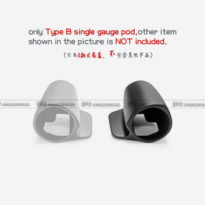 Para 2022 + Honda Civic FL5 tipo R - EPA tipo B 60mm vaina de calibre único (compatible con LHD/RHD) ABS de alta calidad duradero con estilo - Product Image 2