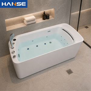 <span class=keywords><strong>Vasca</strong></span> Idromassaggio Moderna Bianca Monoposto di Lusso Lazy Spa Freestanding con Scarico per <span class=keywords><strong>Bagno</strong></span> - Product Image 4