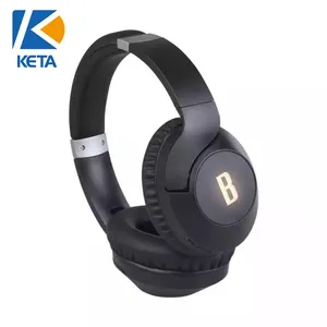 ABS Black Soft Memory Foam Ear Pads ANC Active Noise Cancelling Wireless Headphones Over Ear With Microphone White