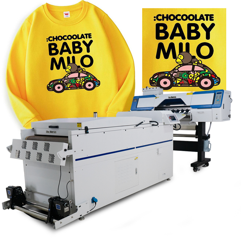 Fluorescent DTF Printer HC-F30 - 30cm DTF printer with fluorescent ink support for glow-in-the-dark garment effects