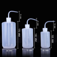 Bouteille de rinçage pour cils en plastique blanc vide, personnalisable, à presser, pour le lavage des cils, vente en gros