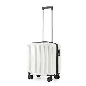 Maleta Personalizada para Estudiantes, Color Blanco Marfil, 20 Pulgadas, Ligera, con Ruedas Universales Silenciosas, Bolsillo con Cierre, para Viajes de Negocios - Product Image 2