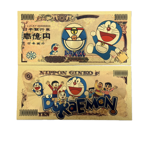 2026年新款11种热销哆啦A梦纸币动漫金24K镀金收藏品 - Product Image 3