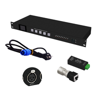 Contrôleur LED AN804pro Artnet DMX 8 ports pour contrôleur d'éclairage de scène, prend en charge la transmission à distance SPI et 485