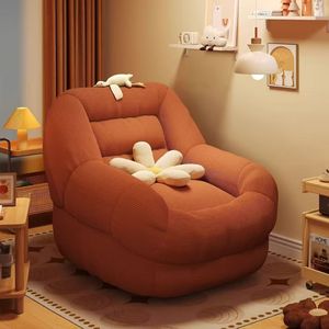 โซฟาผ้ากำมะหยี่ K Velvet สำหรับนั่งคนเดียว เหมาะสำหรับอพาร์ทเมนต์ขนาดเล็ก เก้าอี้พักผ่อนสำหรับการใช้ชีวิตแบบสบายๆ เก้าอี้ห้องนอนทันสมัย - Product Image 3