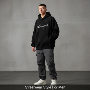 Sweat à capuche épais 100 % coton avec logo personnalisé en relief, broderie 3D et impression sérigraphique pour homme - Product Image 4