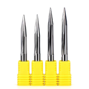 3.175mm 6 mm <span class=keywords><strong>CNC</strong></span> khắc <span class=keywords><strong>bit</strong></span> gỗ Carbide hai sáo thẳng End Mill <span class=keywords><strong>Router</strong></span> bits - Product Image 2