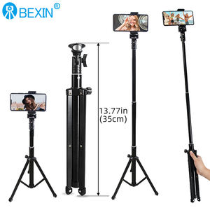 ขาตั้งกล้องอเนกประสงค์ยืดหยุ่นน้ำหนักเบาพกพาได้,ขาตั้งกล้อง <span class=keywords><strong>Tik</strong></span> <span class=keywords><strong>Tok</strong></span> ไม้เซลฟี่1/4สกรูสำหรับโคมไฟวงแหวนสมาร์ทโฟน - Product Image 1