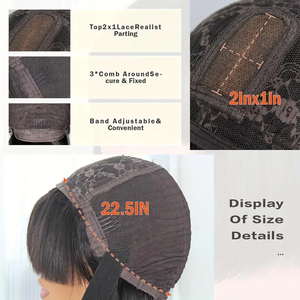 Parrucca Economica in Capelli Umani con Pizzo HD Trasparente, <span class=keywords><strong>Bob</strong></span> <span class=keywords><strong>Corto</strong></span> con Frangia, Capelli Brasiliani di Visone, Parrucche <span class=keywords><strong>Bob</strong></span> Corte per Donne di Colore - Product Image 5