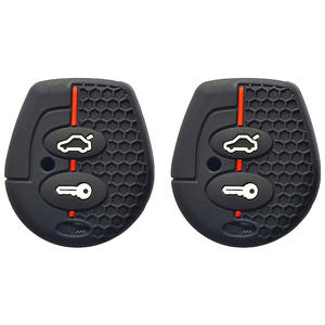 เคสซิลิโคนกุญแจรีโมทรถยนต์<span class=keywords><strong>2</strong></span>ปุ่มสำหรับ <span class=keywords><strong>VW</strong></span> Polo Golf Passat Bora Jetta Sharan Skoda Octavia Seat Leon Ibiza - Product Image 3