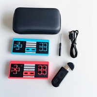 Mini console de jeu TV 8 bits contrôleur sans fil FC 2.4G HD 4K intégré 1000 jeux classiques rétro prise en charge du double lecteur