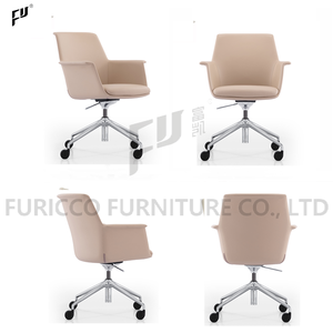 FURICCO Factory Low Back Conference <strong>Study</strong> <strong>Chair</strong> PU Leather Office <strong>Chair</strong> for Meeting Room Furniture - Product Image 3