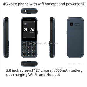 เราเตอร์พกพา 4G VoLTE ขนาด 2.8 นิ้ว พร้อมปุ่มกด รองรับซิมคู่ ใช้เป็นโทรศัพท์มือถือได้ แบตเตอรี่ขนาดใหญ่ 3000mAh ใช้เป็นพาวเวอร์แบงค์ได้ - Product Image 2