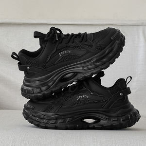 <span class=keywords><strong>Scarpe</strong></span> <span class=keywords><strong>Sportive</strong></span> Casual da Uomo Nere <span class=keywords><strong>Eleganti</strong></span> in Gomma di Alta Qualità per uno Stile di Vita Attivo - Vendita all'Ingrosso - Product Image 1