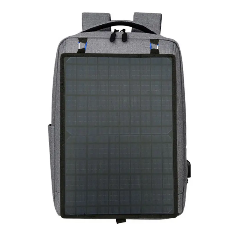 Hafif USB şarj portu su geçirmez naylon kemer Taineng sırt çantası güneş sırt çantası Usb güneş enerjisi çantası sırt çantası