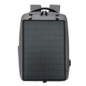 Ligero de puerto de carga USB de Nylon impermeable cinturón Taineng mochila Solar Usb energía Solar bolsa de paquete