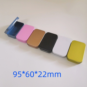 Boîte <span class=keywords><strong>en</strong></span> fer carrée 95 à couvercle rabattable pour outils de beauté, clé USB, câble de données, cosmétiques, bijoux et petits objets - Product Image 4