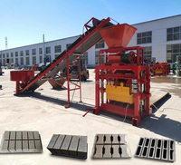 Machine à fabriquer des blocs de ciment et des briques QTJ4-35 pour petits projets rentables, à vendre