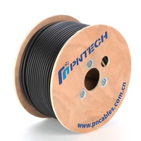 Câble solaire photovoltaïque PNTECH 100 mètres H1Z2Z2-K 1x6mm² DC en cuivre étamé sans oxygène, isolation XLPO 1500V pour centrale électrique
