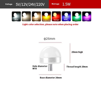 Ampoule demi-circulaire 24V, 12V, 5V, 240 LED source de lumière ponctuelle basse tension DC décoratif publicité couleur lampe