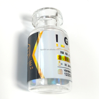 VS-127 Kotak dan Label Perekat Diri OEM yang Dapat Disesuaikan untuk Vial 10ml Label dan Kotak Vial 10ml