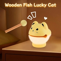 Veilleuse en forme de poisson, lampe d'ambiance LED à intensité variable au design animalier mignon, décoration de chevet pour chambre à coucher, cadeau pour enfants