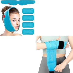 Customized European American Cross-Border Ice Pack Recyclable Head Protection Swelling Reduction Face Cheek Ice Bag for