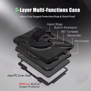 360 Độ Xoay Chống Sốc Trường Hợp Máy Tính Bảng Đối Với <span class=keywords><strong>Samsung</strong></span> <span class=keywords><strong>Galaxy</strong></span> <span class=keywords><strong>Tab</strong></span> Hoạt Động 5 Pro 10.1 <span class=keywords><strong>2025</strong></span> X350 Bìa Với Dây Đeo Vai - Product Image 2