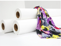 Papier de sublimation en rouleau 70/90/100 g/m² pour transfert thermique, idéal pour la sublimation grand format sur T-shirts