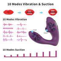Vibrateur à succion pour femmes, sextoys pour le plaisir personnel, appareil à vibrations puissantes imperméable, vibromasseur pour femme