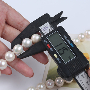 Zhuji Nouveau Design 11-13mm Blanc Edison Forme Collier de Perles pour Porter - Product Image 5