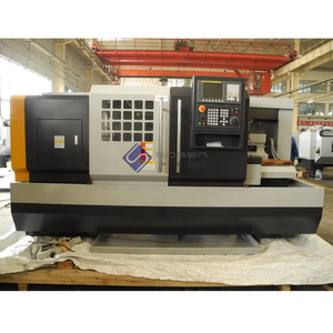 เครื่องกลึงซีเอ็นซีแนวนอนแบบเตียงราบ <span class=keywords><strong>BOCHI</strong></span>/BAOJI SK40P รุ่นประหยัดจากจีน พร้อมระบบควบคุม FANUC แกนหมุนเดี่ยว รับน้ำหนักปานกลาง - Product Image 3