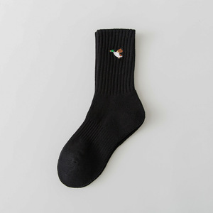 Custom Striped Winter Cute Fashion Trend Thickened Warm Mid-Calf <strong>Wool</strong>/Nylon Knitted Daily <strong>Socks</strong> - Product Image 3