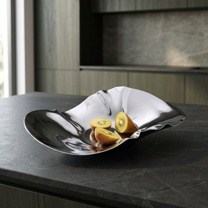 Polished Metal <b>Serving</b> <b>Tray</b> Solid Finish Elegant Design Dishwasher Safe Residential Use Food Contact Safe - Product Image 2