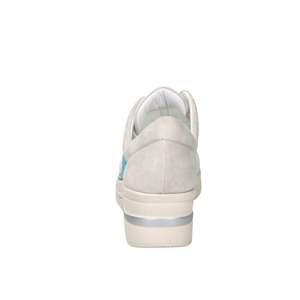 Sneakers Morbide da Donna Cinzia, Bianche e Azzurre, con Tomaia in Rete, per Uso Casual - Product Image 3
