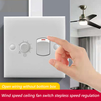 SKD House Saklar Daya 220V 12V 10A, Saklar Dinding Bagian Tembaga Perak, Saklar Bahan Pc KONTAK