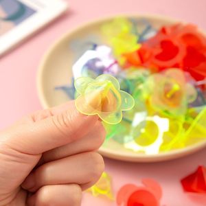 Transparent <b>Mini</b> Spinning Top Plastic Colorful Childrens Toy For Kids Age 2 4 Years Unisex Gift - Product Image 2
