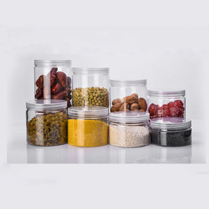 NH Plastic Jars Clear PET Straight Sided Jars