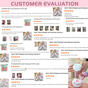 100ml Whipped Lash dầu gội nhãn hiệu riêng nhạy cảm lông mi dầu gội Whipped Kem Lash dầu gội đầu - Product Image 6