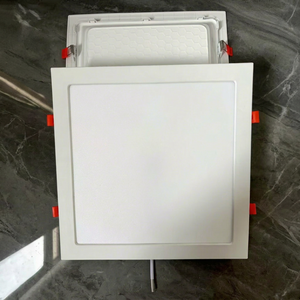 Panneau lumineux LED 15W, corps en plastique, design carré, moderne, installation facile, durée de vie de 20000H, IP20, AC 100V-265V, anti-éblouissement, 4100K - Product Image 1