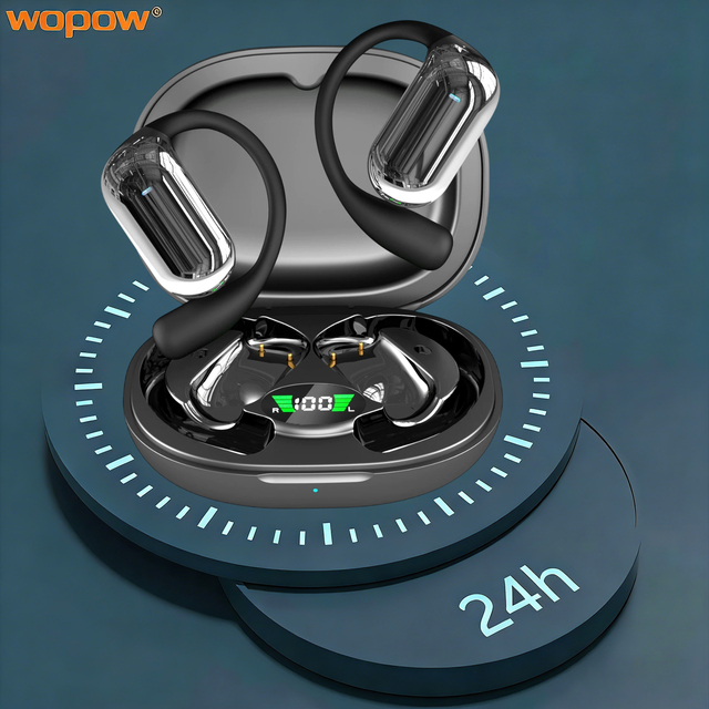 High Repurchase Ear Hook Touch True Wireless 360° Stereo Noise Cancelling TWS Earbuds Sport Music Game V5.4 Wireless Earphone