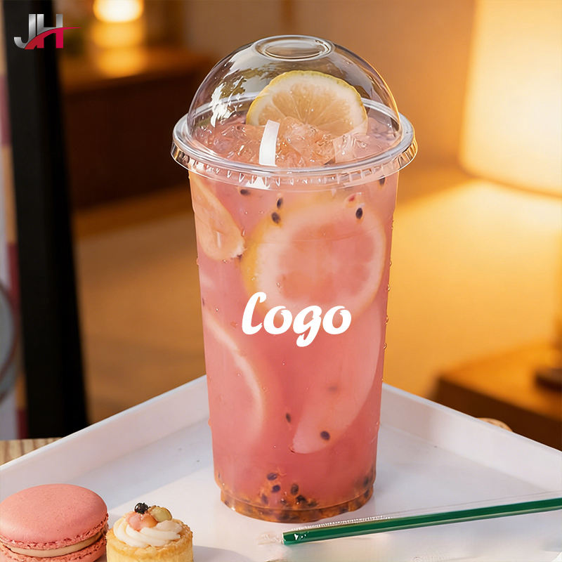 107mm PET jumbo cup real product photo