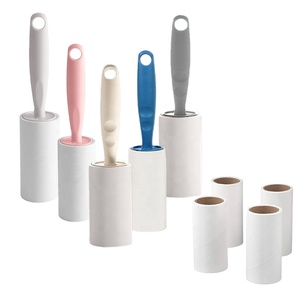 Vêtements Pet Chien Cheveux Tissu Fluff Papier Lint Rouleau Machine Poussière Lint Remover Pet Hair Remover Extra Sticky Lint Roller - Product Image 2