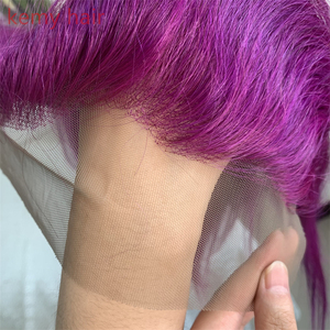 Vente en gros paquets de cheveux vierges brésiliens cuticule violette à vagues profondes alignée <span class=keywords><strong>couleur</strong></span> fantaisie pour le vendeur d'utilisation de fête des femmes noires - Product Image 3