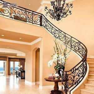 Marble natural stone <strong>stairs</strong> indoor modern fantastic spiral beige <strong>bifurcated</strong> spiral <strong>stair</strong> case Trevi - Product Image 1