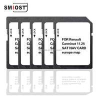 Pour SMIOST 16GB carte SD CID pour Tomtom Navigation Renault Carminat 11.25 Europe scène de trafic mémoire en plastique pour véhicule Navigat