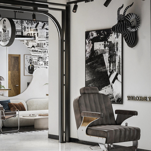 Expositor de Tienda de Peluquería Personalizado para Hombre, Expositor de Barbería de Fábrica, Mostrador de Exhibición para Barbería, Accesorios de Interior para Barbería - Product Image 6