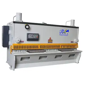Máquina de corte de guilhotina qc11k 6x3200, máquina de corte de folha de metal inoxidável