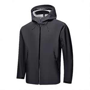 Men's Women's Winter Hard Shell <b>Jacket</b> Stand Knitted Solid Color Zipper Closure <b>Waterproof</b> Windproof <b>Plus</b> <b>Size</b> Outdoor Leisure - Product Image 2
