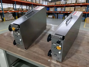 <span class=keywords><strong>Nueva</strong></span> Máquina Laminadora de Masa Eléctrica Comercial de Acero Inoxidable, Laminadora de Hojaldre Reversible para Panaderías y Pastelerías - Product Image 4